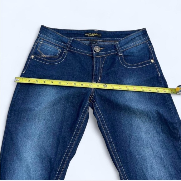 Y2K South Pole Women’s Jeans Size 11 Streetwear 2000s Hip Hop Bratz Style Denim - Picture 5 of 9